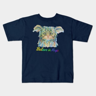 Believe in Magic Cute Forest Spirit Kids T-Shirt